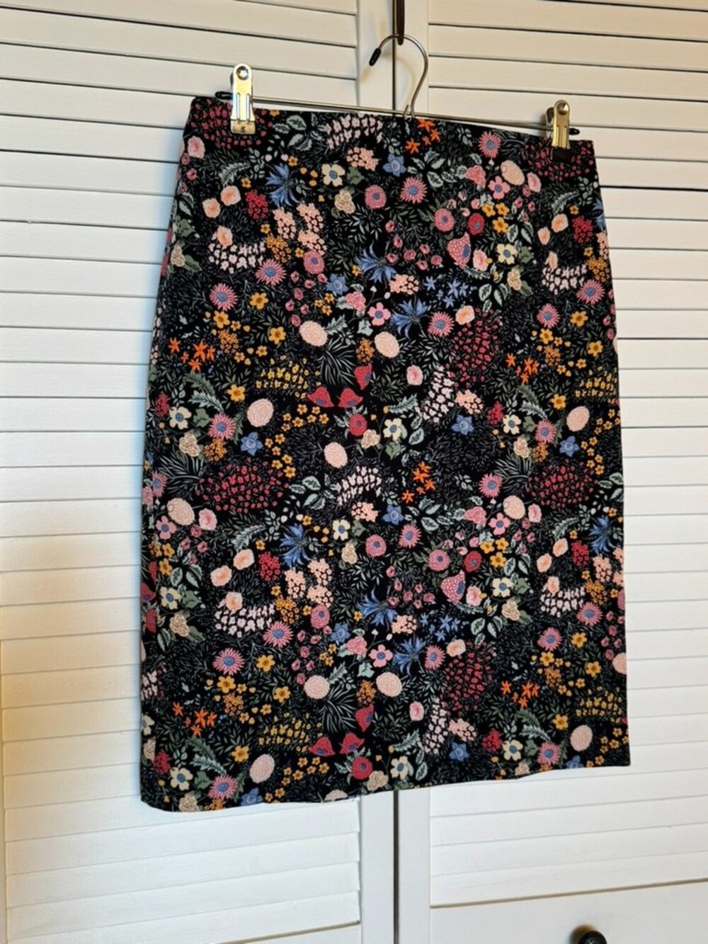 Floral Pencil Skirt